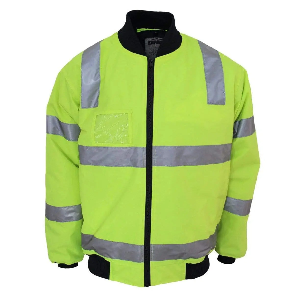 Dnc Workwear Hi-vis Hoop Pattern Flying Jacket Bio-motion Tape - 3769 Metro Workwear.